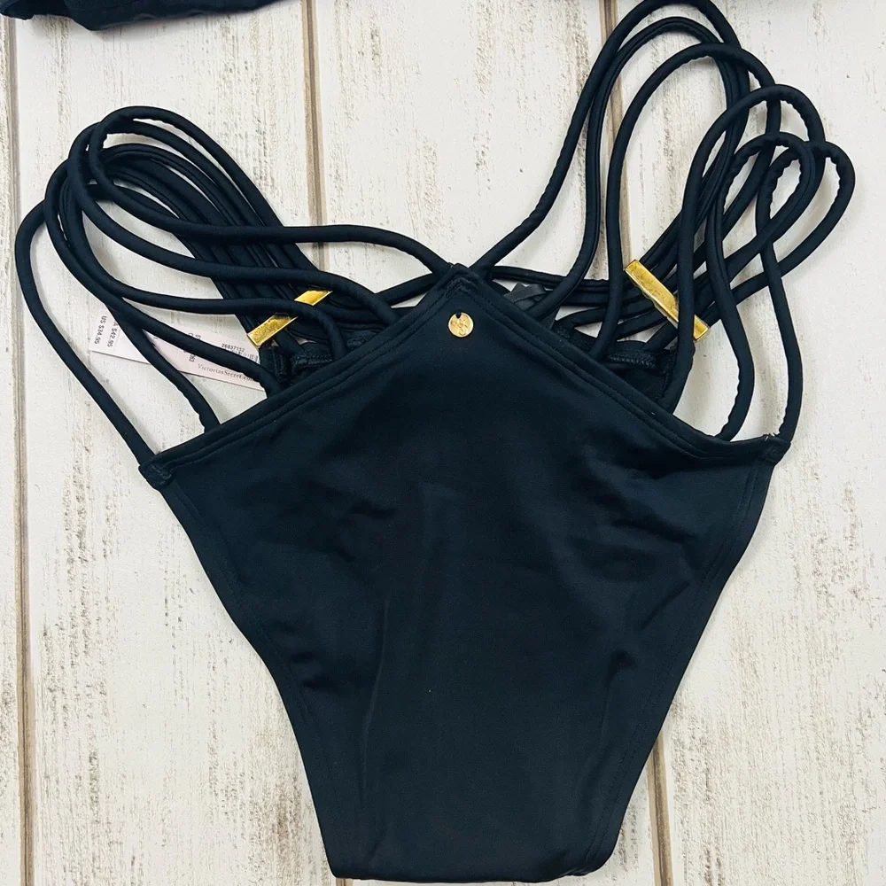 XL Victoria’s Secret Strappy Brazilian Bikini Swimsuit Set